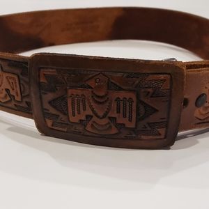 Vintage Chambers Leather Belt
